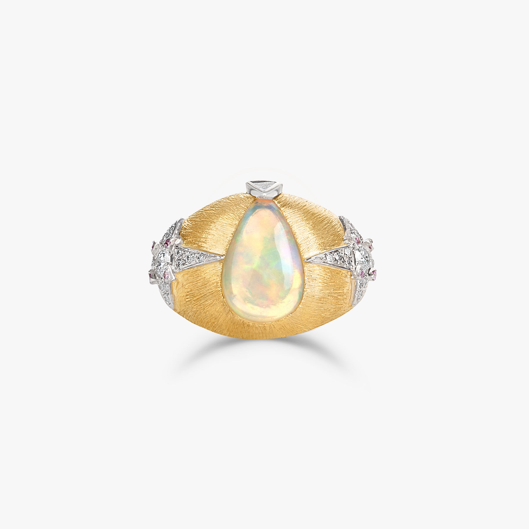 Ashaha, Dana opal ring in 18k yellow gold