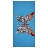 Janavi India, Glorious Butterfly Blue Cashmere Scarf 