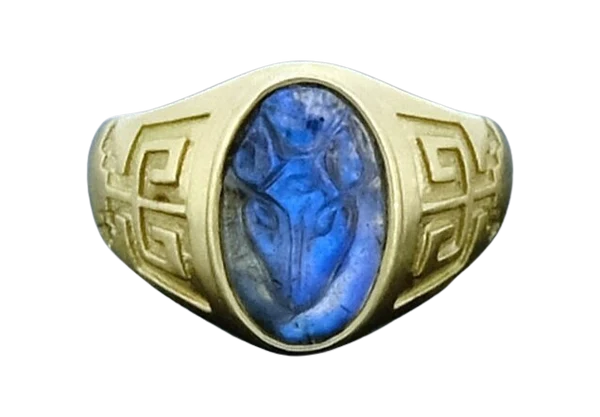 Labradorite 18k Gold Ring, Jade Jagger