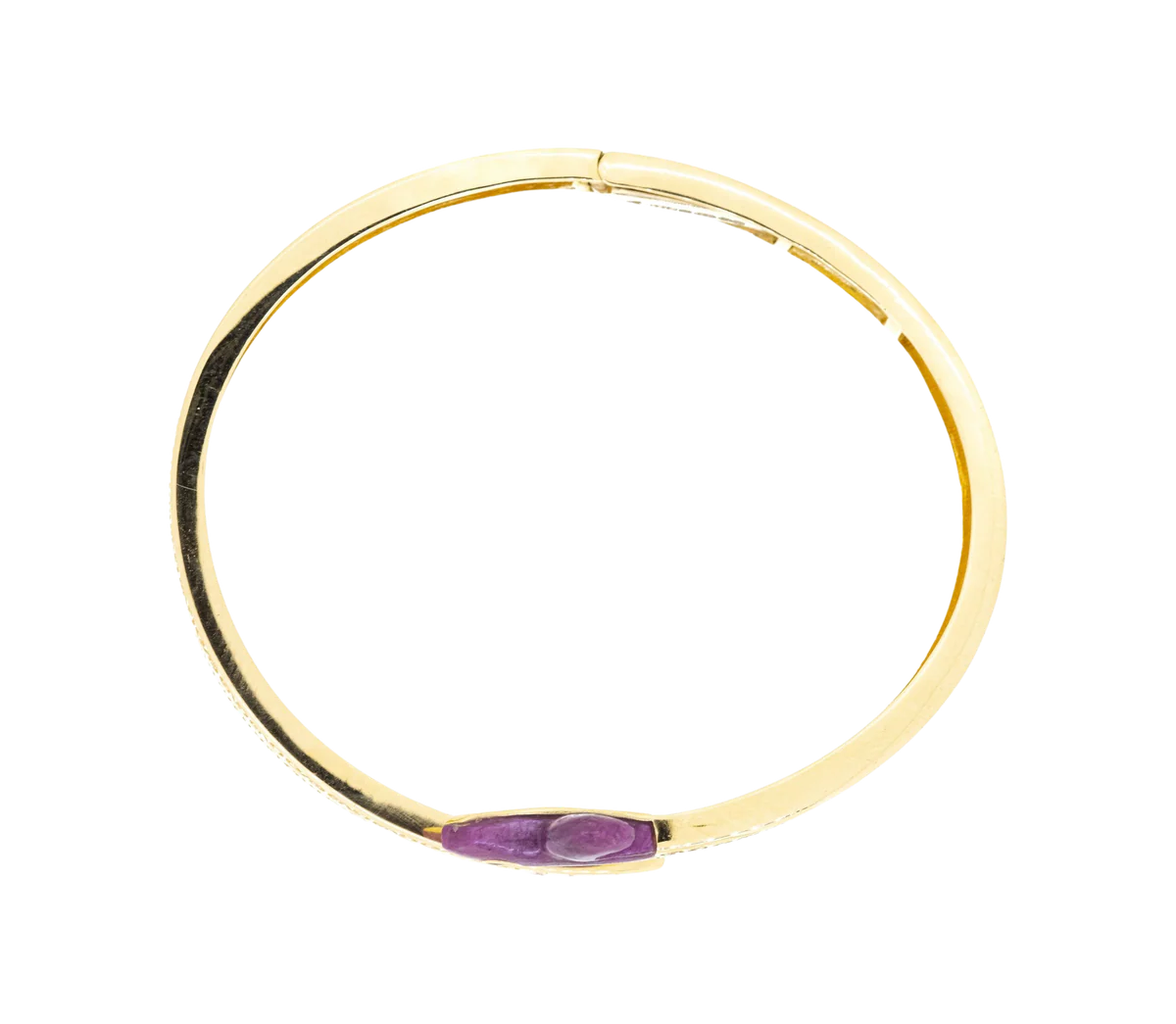 Ruby Dagger bangle by Jade Jagger 18k yellow gold. Gift for her