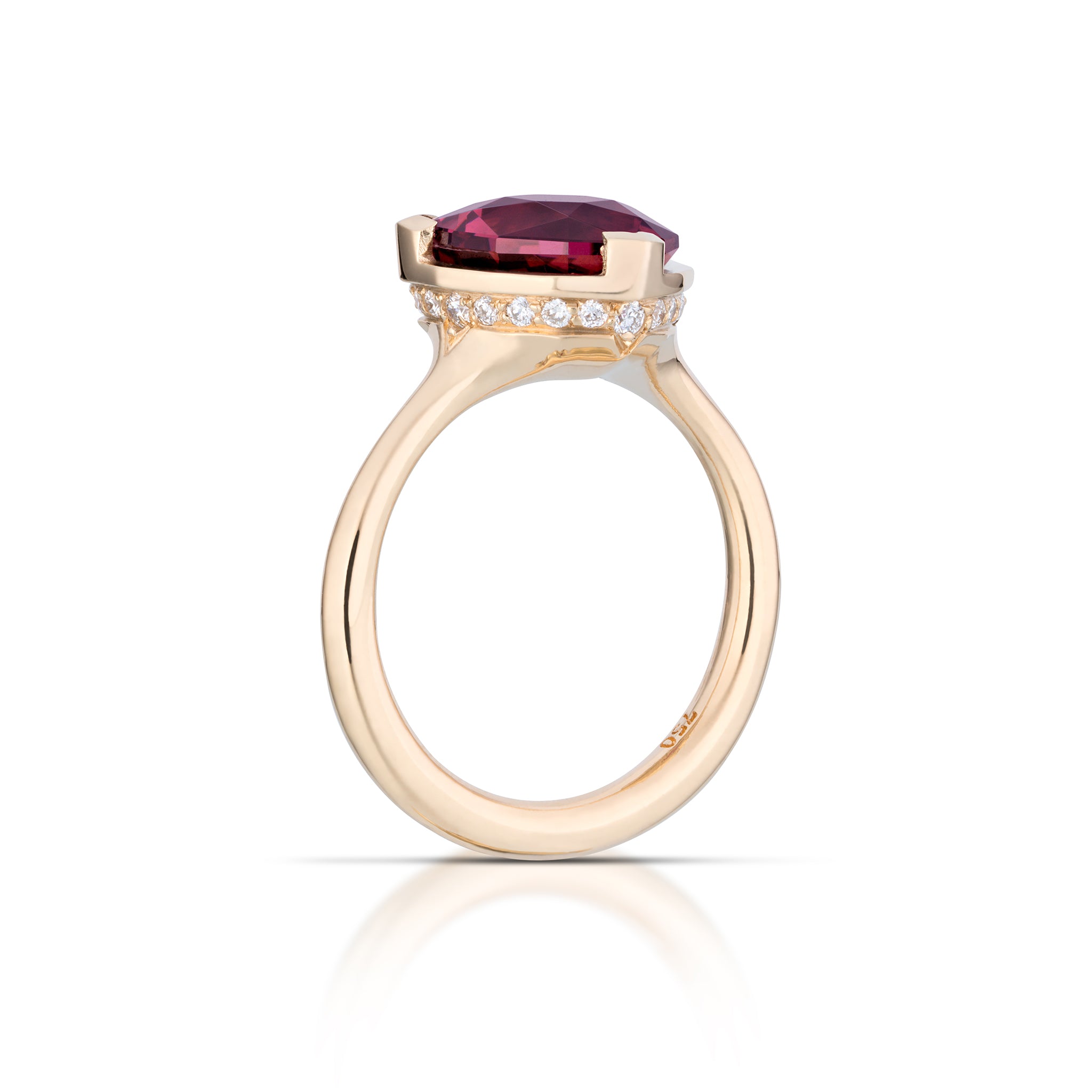 One-of-a-kind pink tourmaline ring by fine jewelry designer Andy Lif
