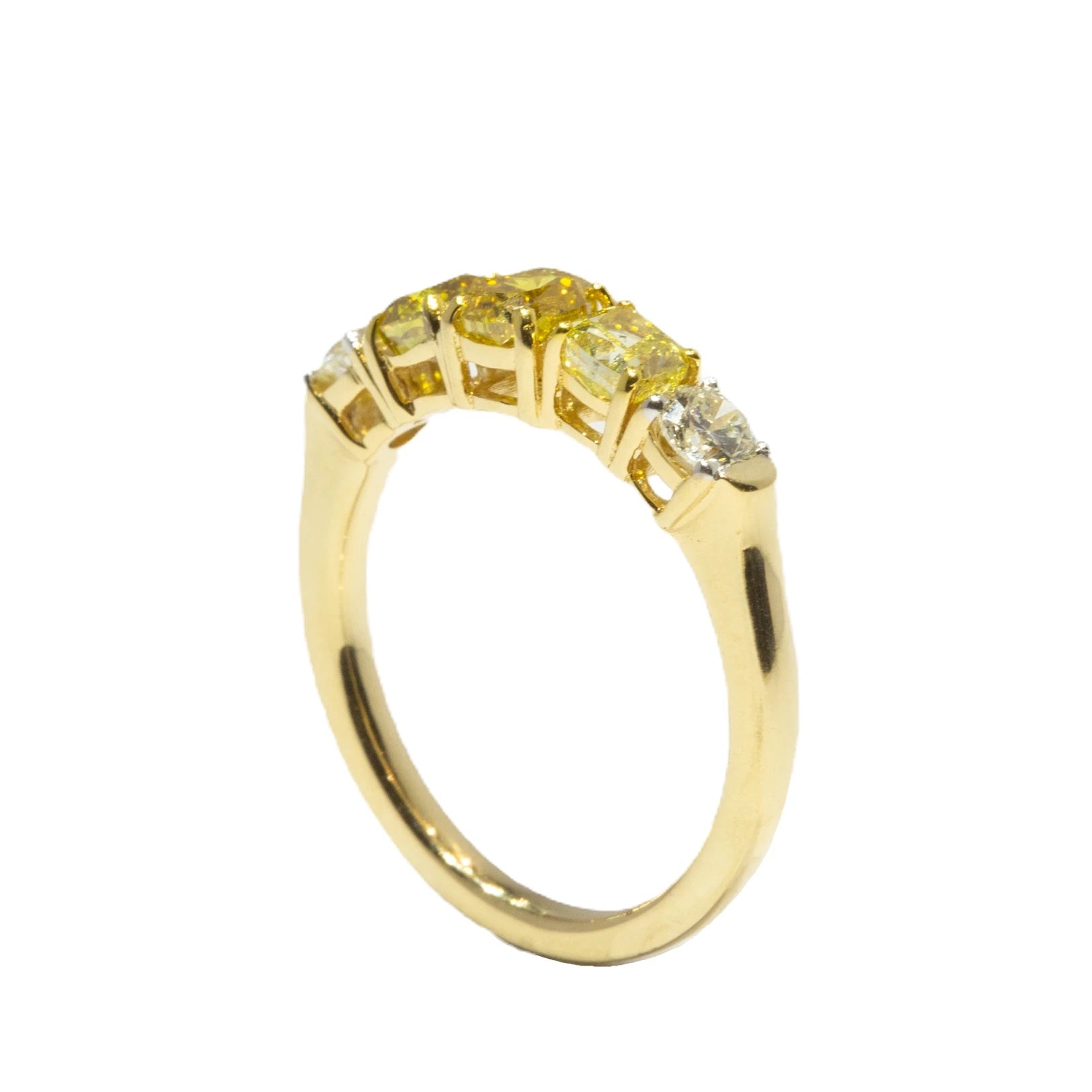Surat Jewels, Yellow Diamond Band