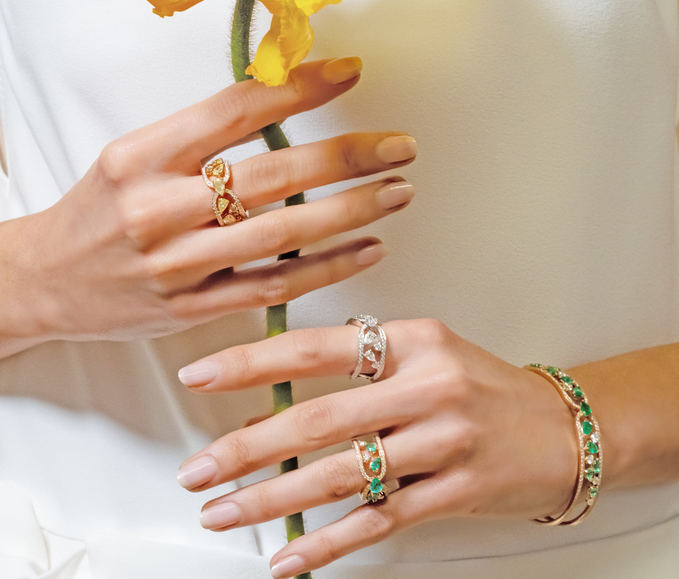 Emerald Diamond Ring by Gismondi 1754