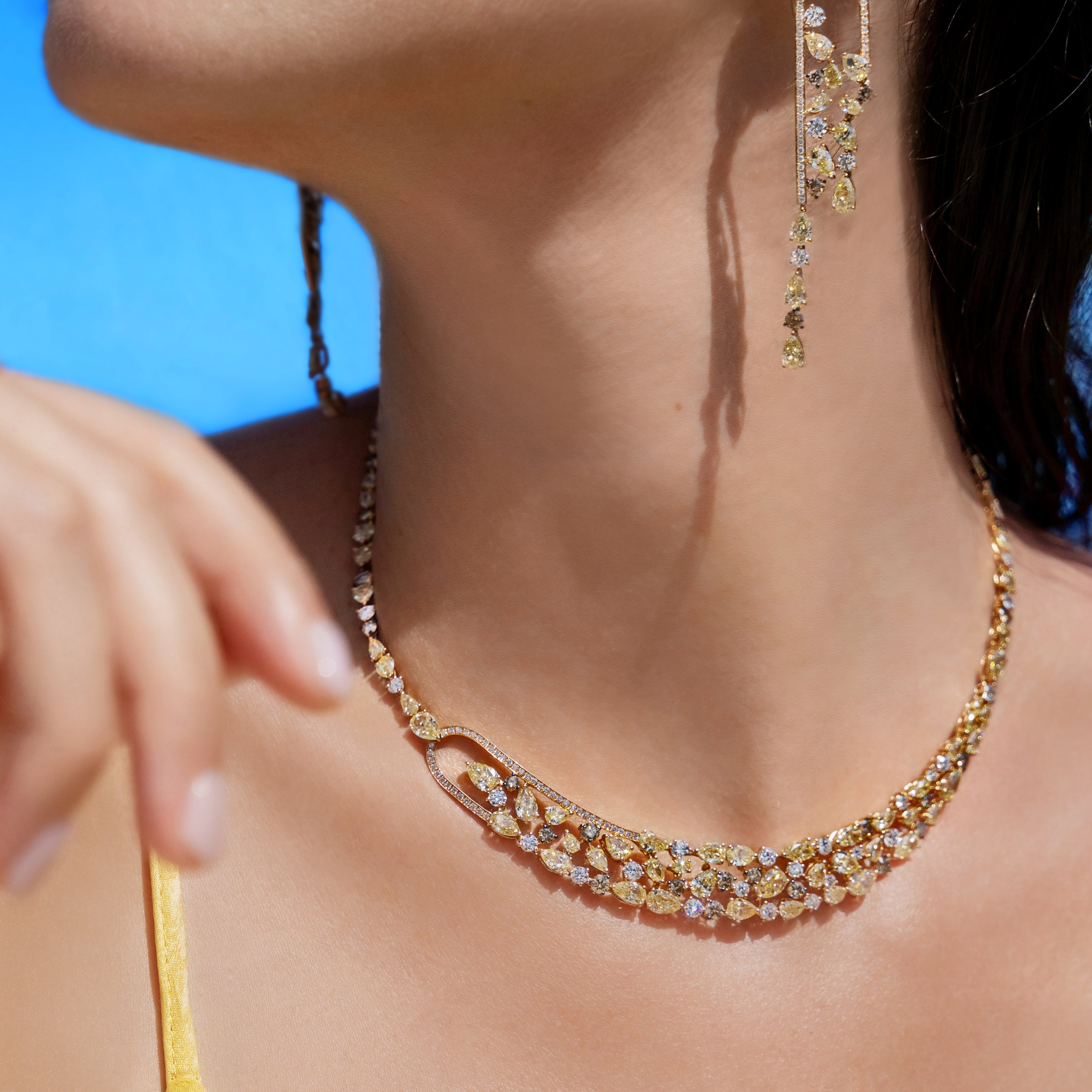 Fancy Yellow Diamond Necklace by Gismondi 1754