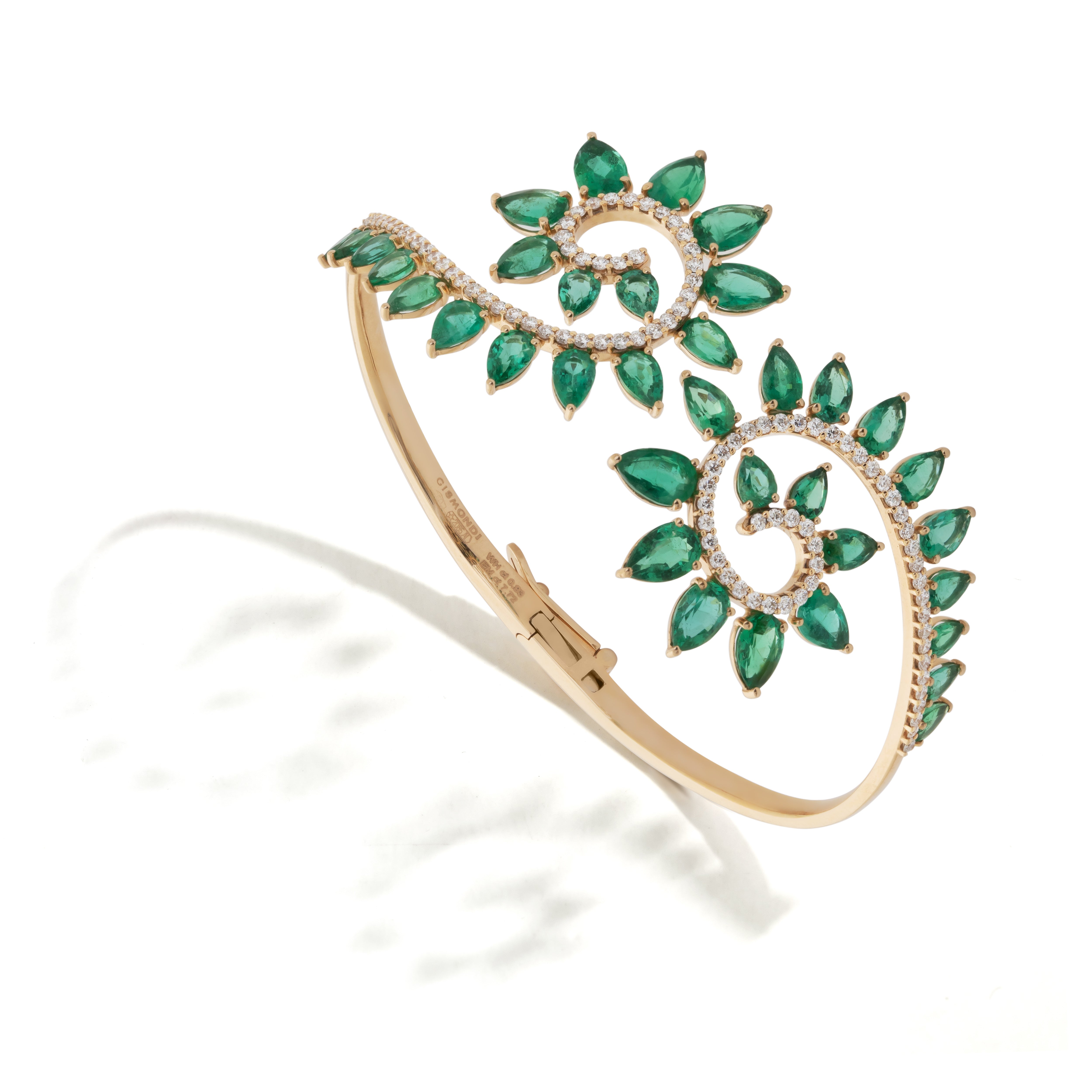 High Jewelry Maison Gismondi 1754, Emerald Diamond Bracelet