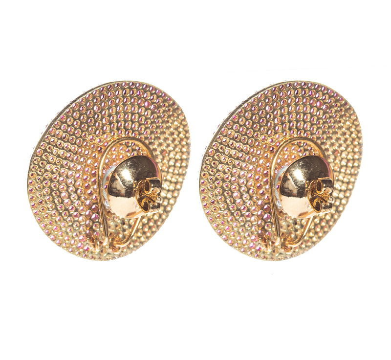 Ruby Sūrya Sun Disc Earrings