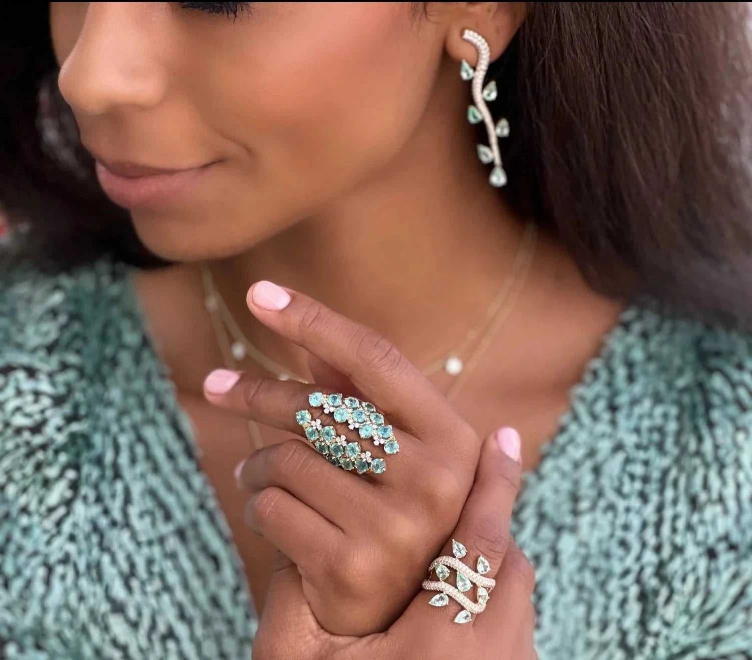 Paraiba Tourmaline earrings, Graziela Gems