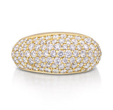 Diamond gold ring by fine jewelry designer Andy Lif