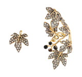 Millesime Ear Cuff by Morphee jewelry house, available in yellow gold or black gold