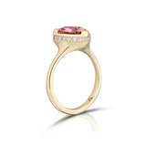 One-of-a-kind pink tourmaline ring by fine jewelry designer Andy Lif