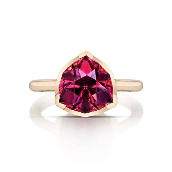 One-of-a-kind pink tourmaline ring by fine jewelry designer Andy Lif