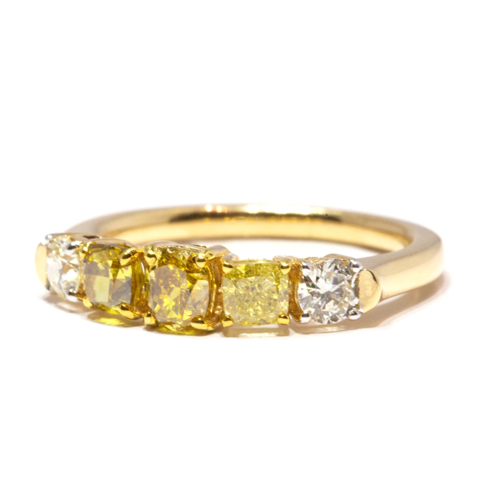 Surat Jewels, Yellow Diamond Band