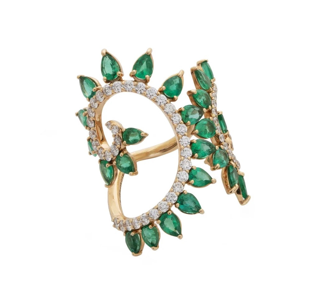 Gismondi 1754, Genesi Emerald Diamond ring