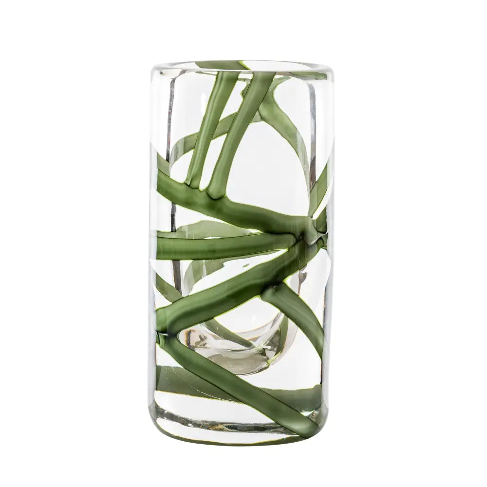 VENINI Murano Glass vase by Peter Marino. Cilindro.