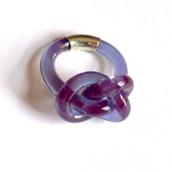Loop ring Light Purple by Monika Seitter, Ethos of London x The Circle NGO