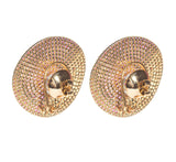 Ruby Sūrya Sun Disc Earrings