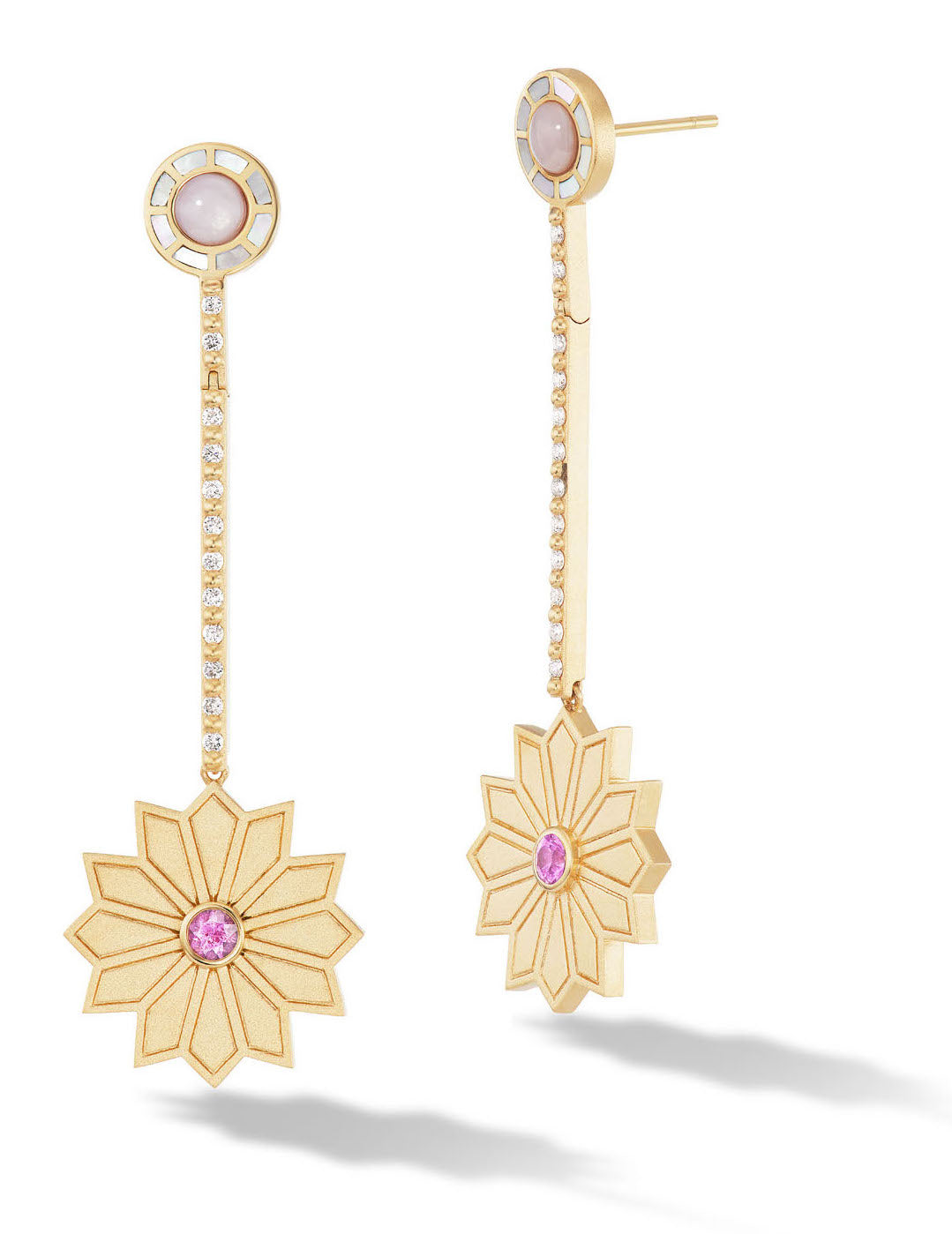 Drop earrings by fine jewelry designer Orly Marcel