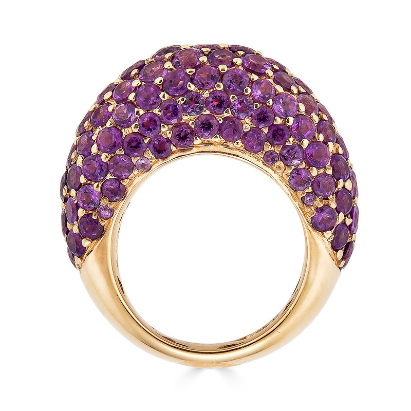 Amethyst Dome ring by fine jewelry house of Piranesi