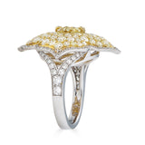 Yellow diamond pacha ring by fine jewelry house of Piranesi