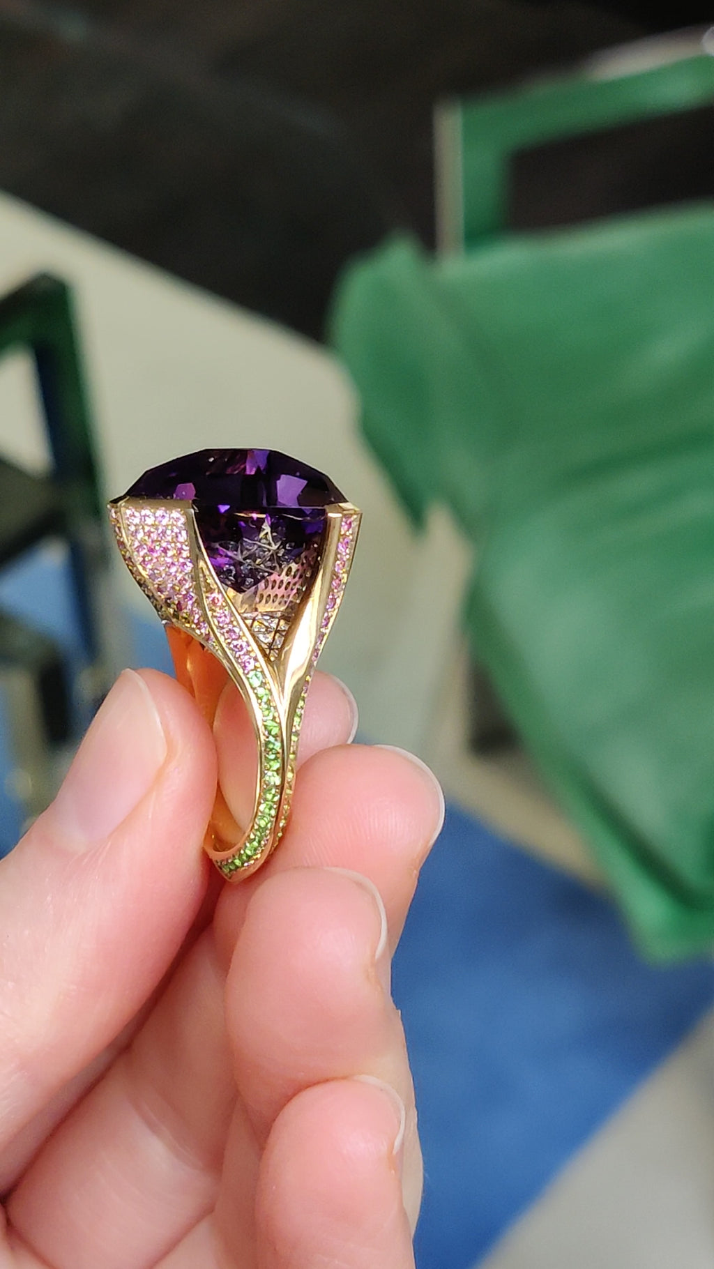 Nigel O'Reilly, Amethyst masterpiece ring