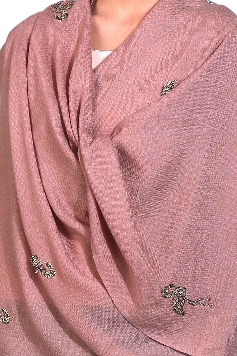 Flamingo luxury scarf by JANAVI INDIA